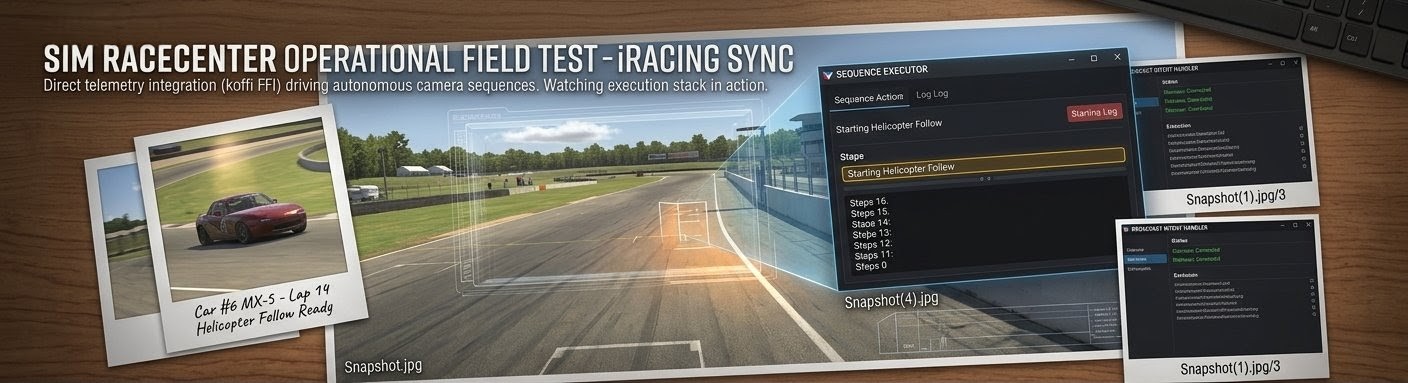 Sim RaceCenter Operational Field Test
